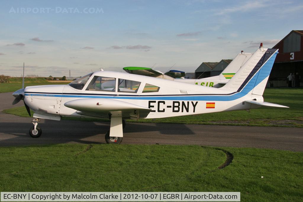 EC-BNY, Piper PA-28R-180 Cherokee Arrow C/N 28R-30302, PA-28R-180 Cherokee Arrow. Hibernation Fly-In, The Real Aeroplane Club, Breighton Airfield, October 2012.