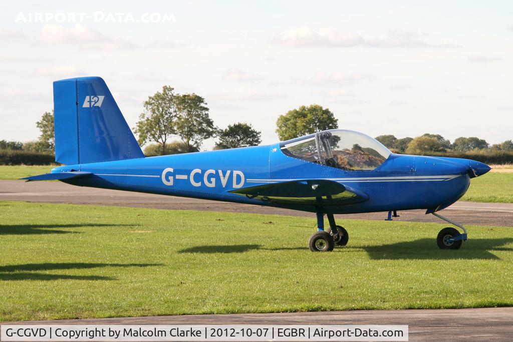 G-CGVD, 2011 Vans RV-12 C/N LAA 363-15005, Vans RV-12. Hibernation Fly-In, The Real Aeroplane Club, Breighton Airfield, October 2012.