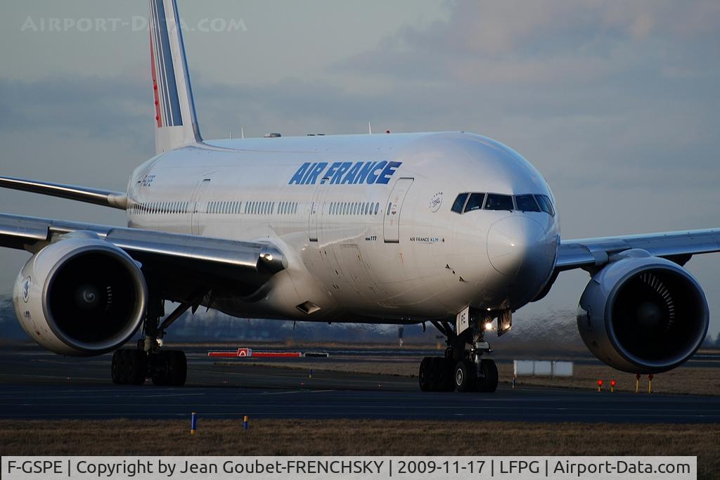F-GSPE, 1999 Boeing 777-228/ER C/N 29006, from Los Angeles
