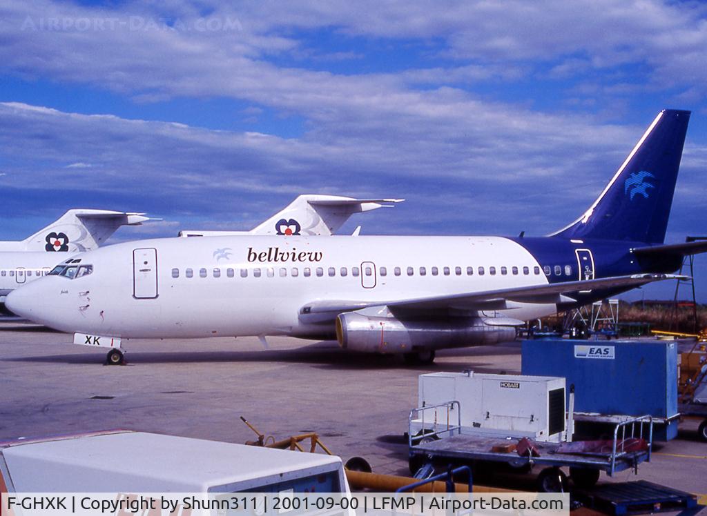 F-GHXK, 1978 Boeing 737-2A1 C/N 21599, Parked after maintenance and in his new corporate c/s