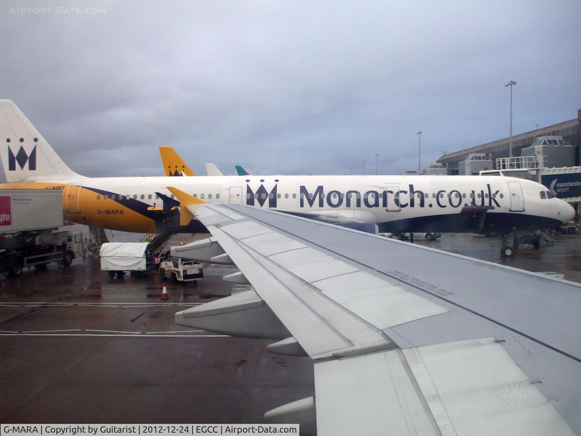 G-MARA, 1999 Airbus A321-231 C/N 983, That was a tight squeeze captain.