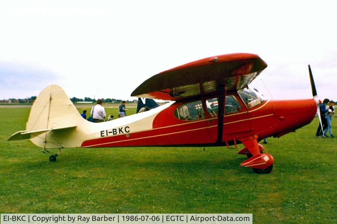 EI-BKC, 1949 Aeronca 15AC Sedan C/N 15AC-467, Aeronca 15AC Sedan [15AC-467] Cranfield~G 06/07/1986