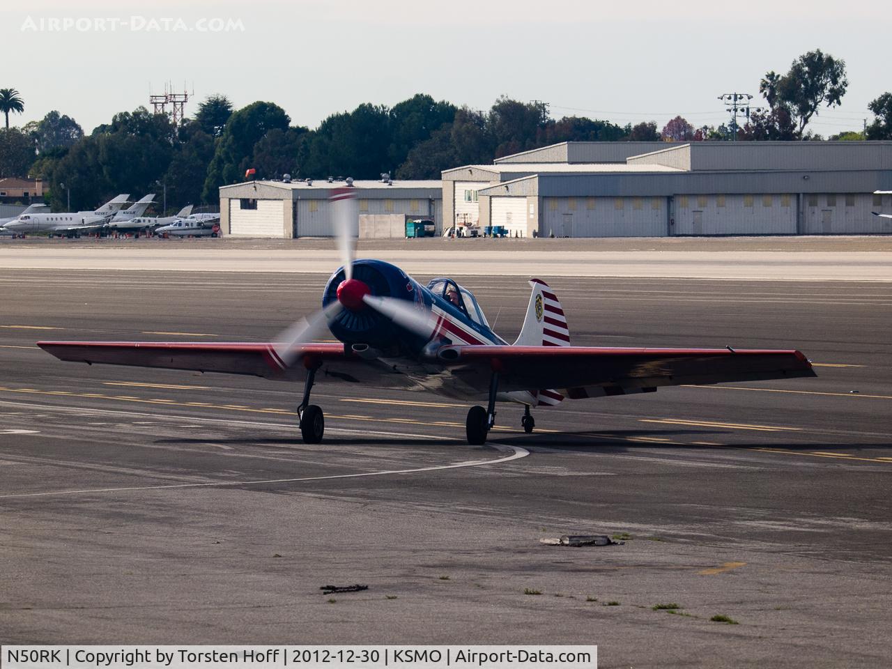N50RK, 1981 Yakovlev Yak-50 C/N 812001, N50RK taxiing