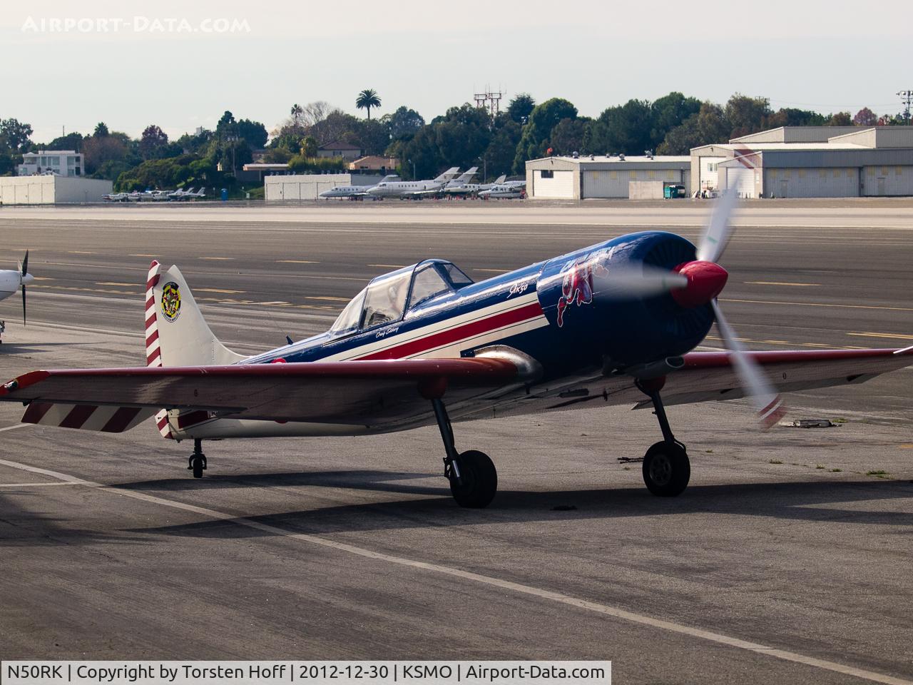 N50RK, 1981 Yakovlev Yak-50 C/N 812001, N50RK taxiing