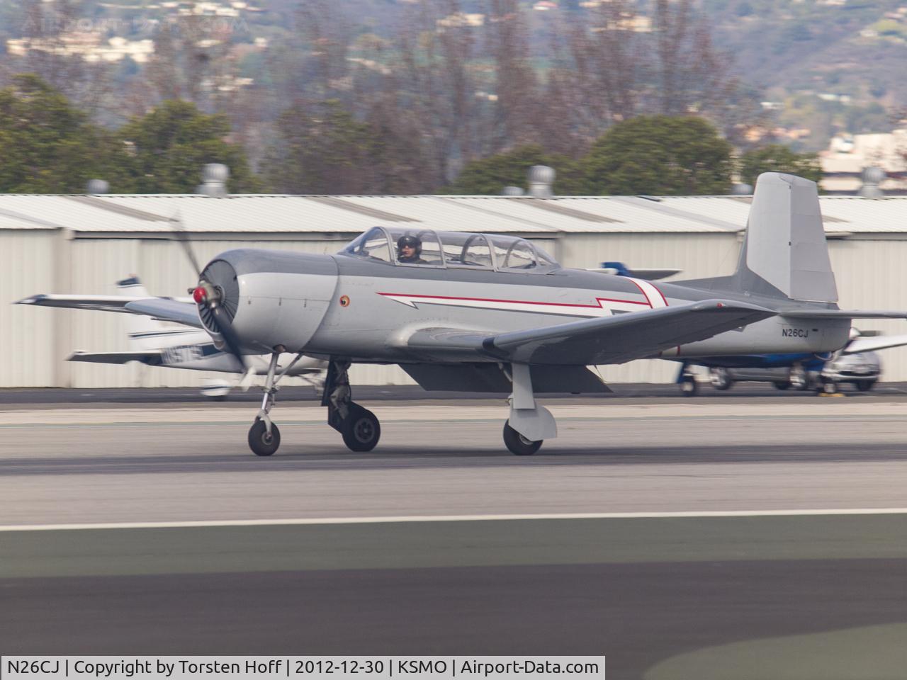 N26CJ, 1977 Nanchang CJ-6A C/N 1832046, N26CJ arriving at KSMO