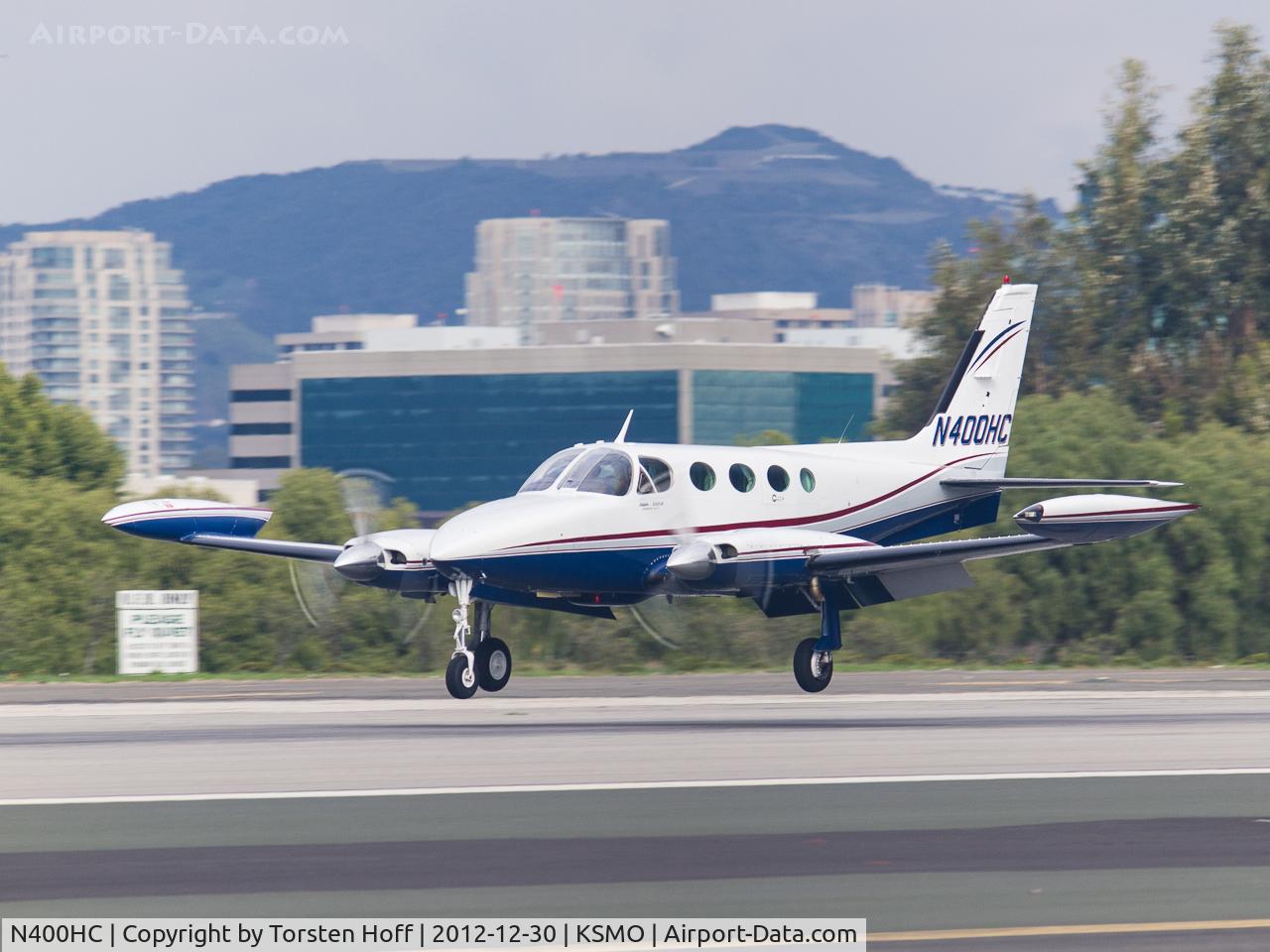 N400HC, 1979 Cessna 340A C/N 340A0705, N400HC arriving on RWY 21
