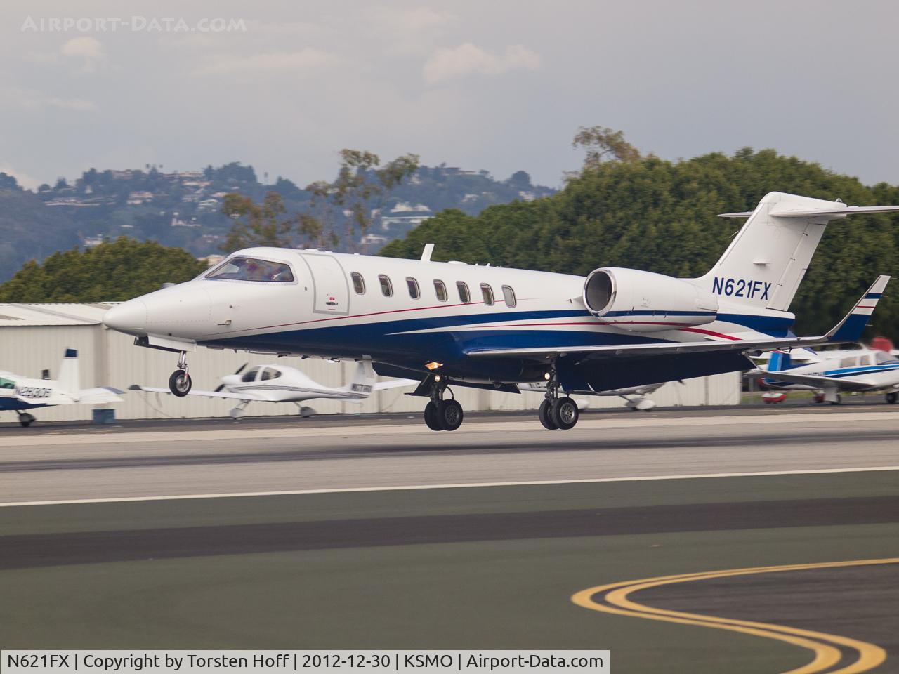 N621FX, 2007 Learjet Inc 45 C/N 2089, N621FX arriving on RWY 21