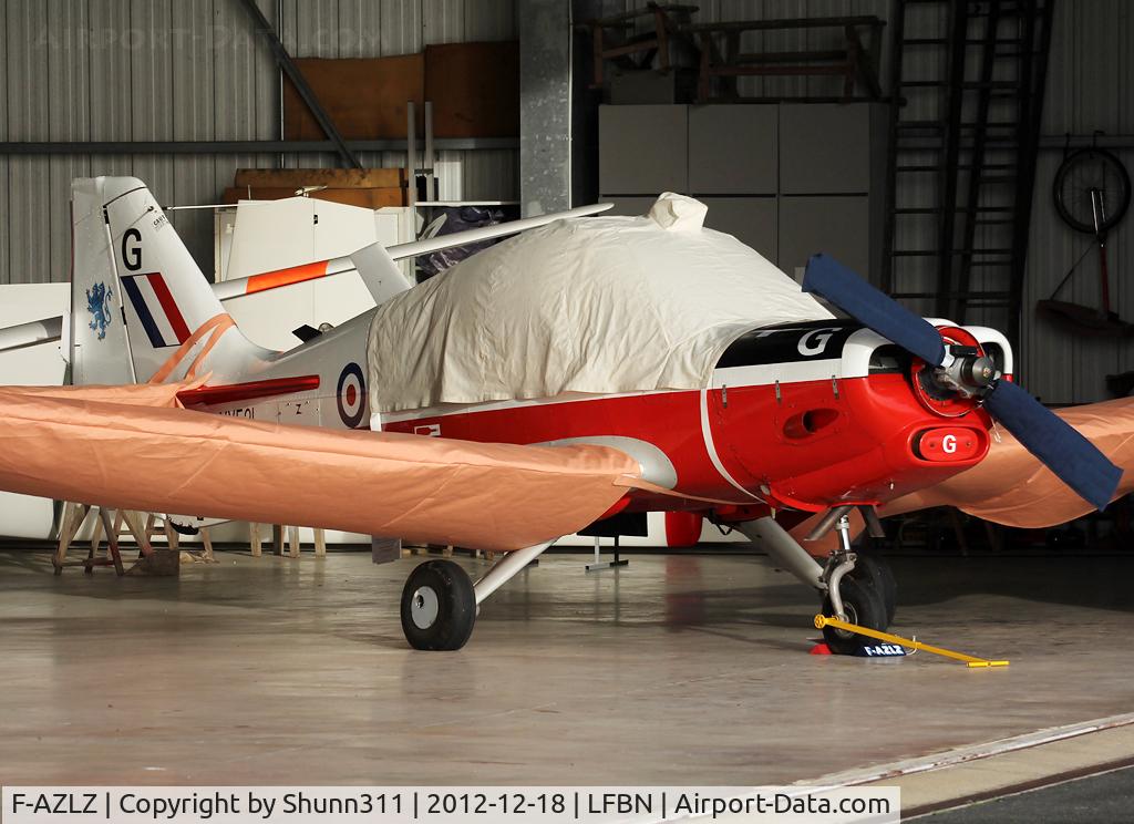 F-AZLZ, 1973 Scottish Aviation Bulldog T.1 C/N BH.120/217, Hangared...