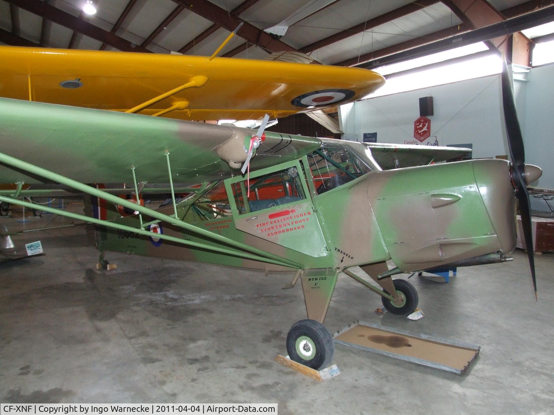 CF-XNF, 1947 Auster AOP.6A C/N 2586, Auster AOP6A at the British Columbia Aviation Museum, Sidney BC