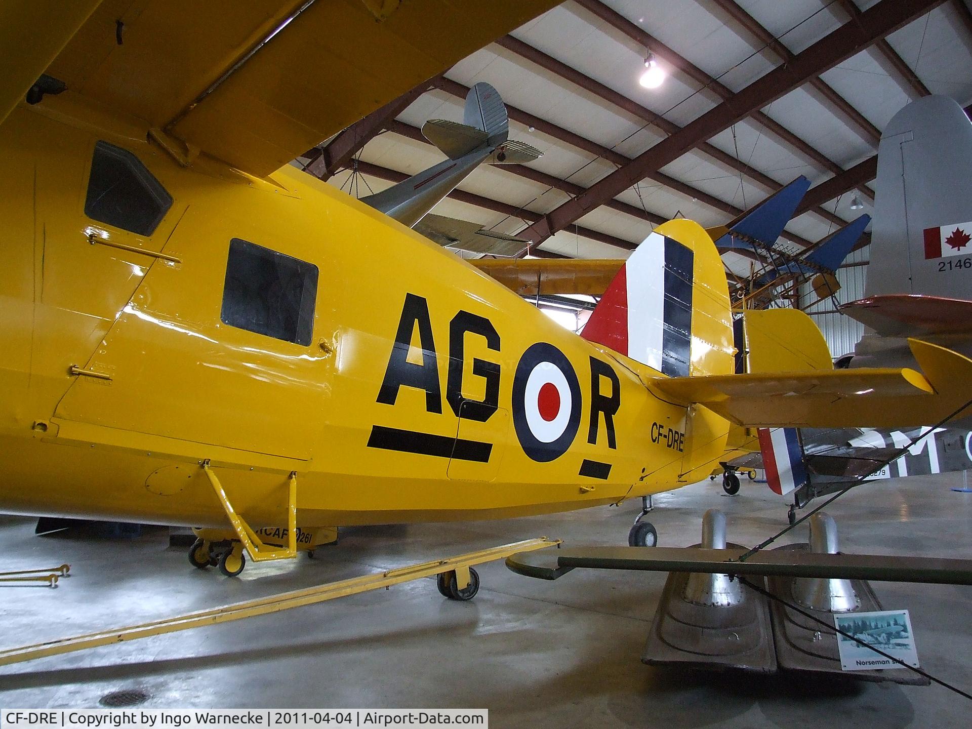 CF-DRE, 1943 Noorduyn UC-64A Norseman C/N 131, Noorduyn Norseman VI at the British Columbia Aviation Museum, Sidney BC