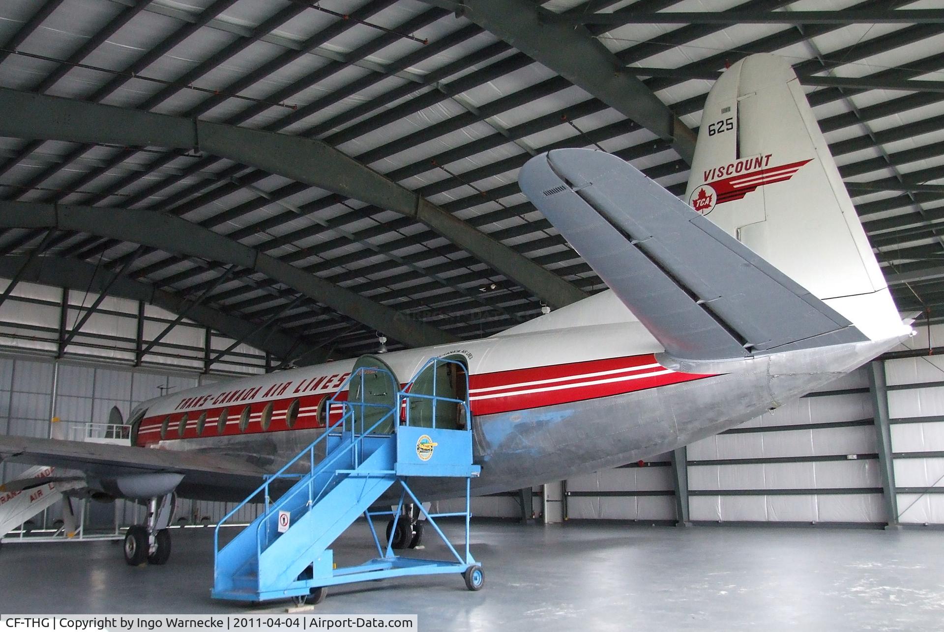 CF-THG, 1957 Vickers Viscount 757 C/N 224, Vickers Viscount 757 at the British Columbia Aviation Museum, Sidney BC