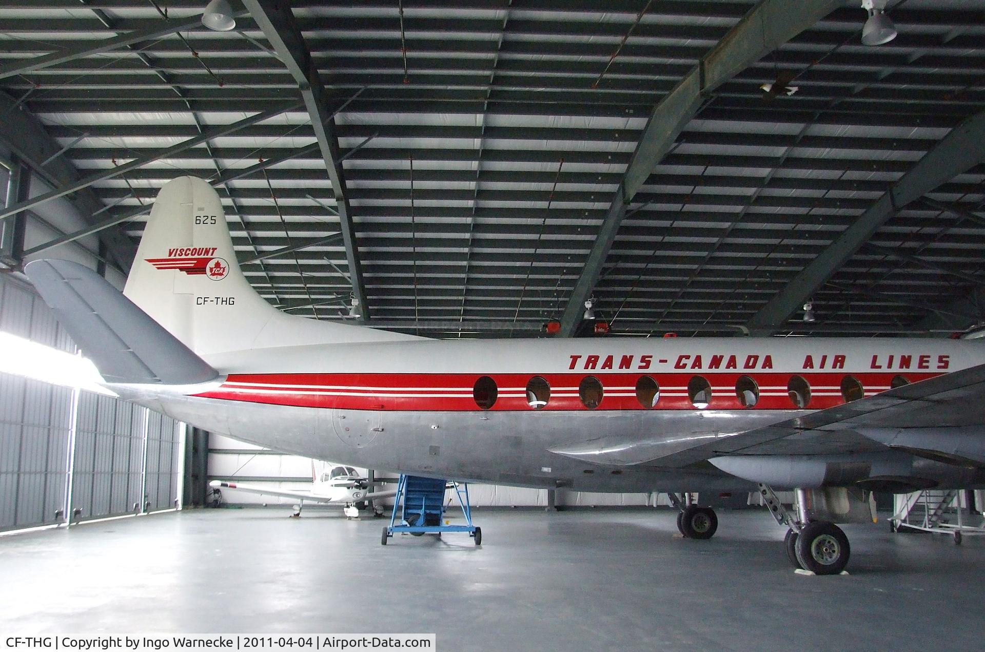 CF-THG, 1957 Vickers Viscount 757 C/N 224, Vickers Viscount 757 at the British Columbia Aviation Museum, Sidney BC
