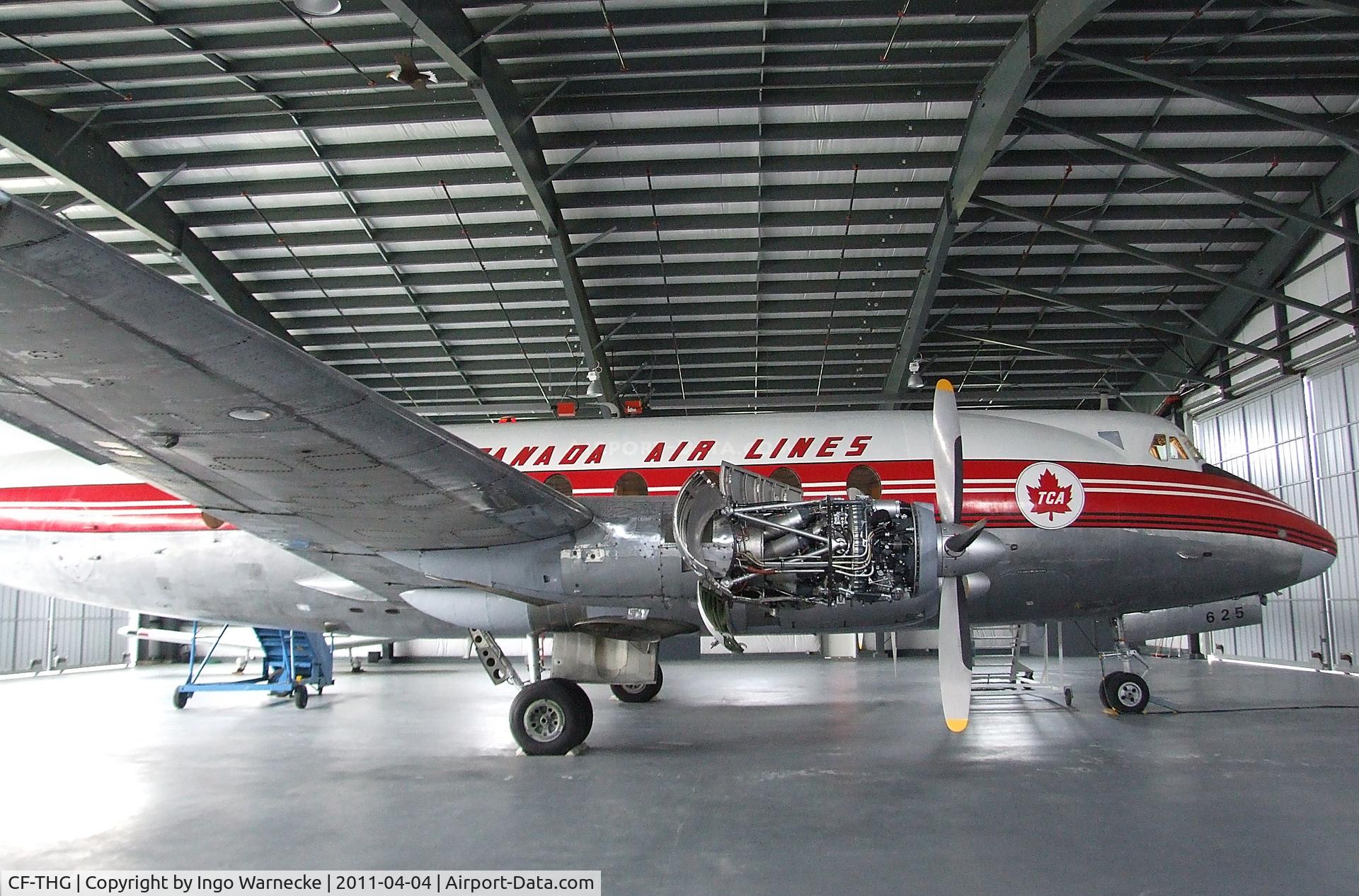 CF-THG, 1957 Vickers Viscount 757 C/N 224, Vickers Viscount 757 at the British Columbia Aviation Museum, Sidney BC