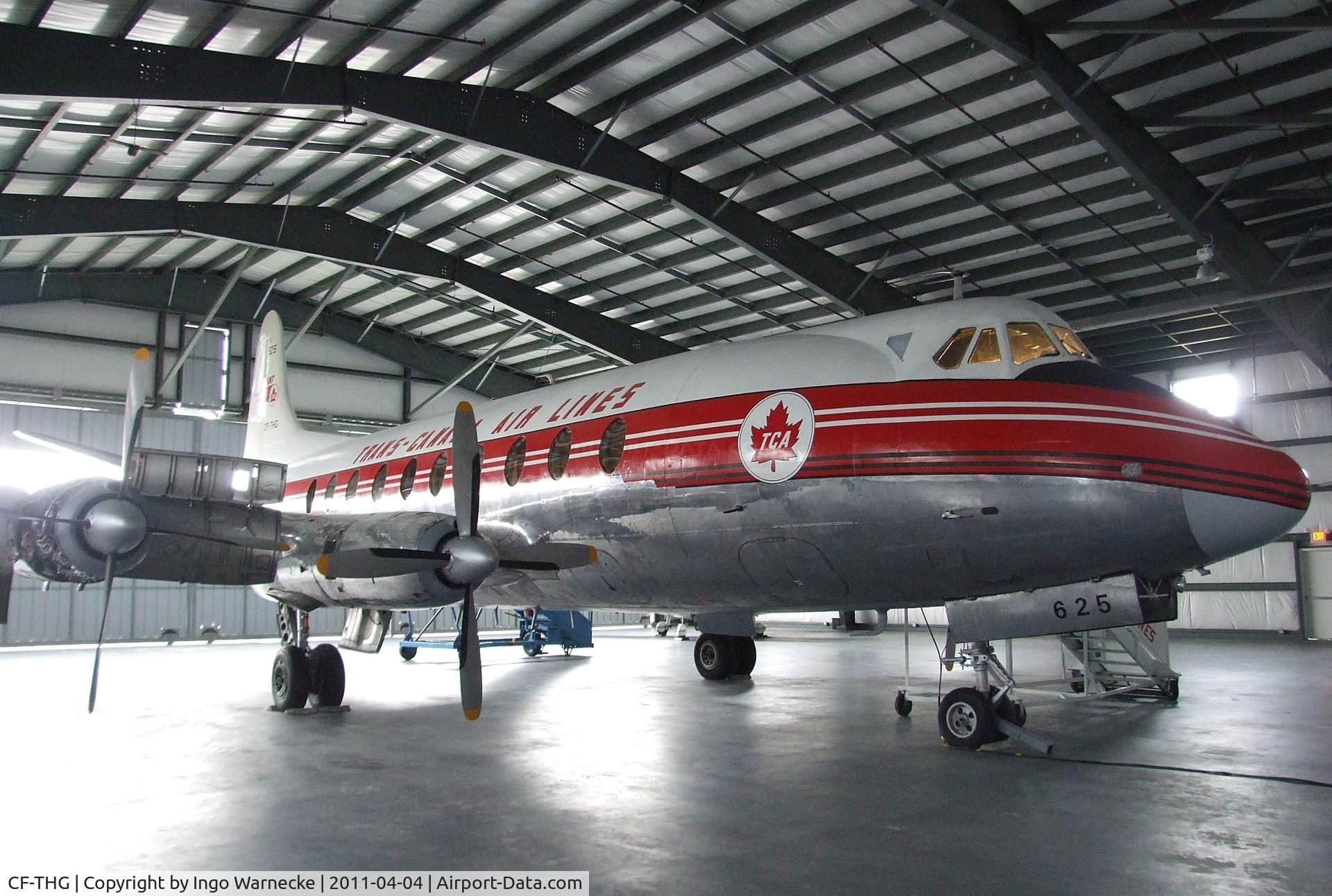 CF-THG, 1957 Vickers Viscount 757 C/N 224, Vickers Viscount 757 at the British Columbia Aviation Museum, Sidney BC