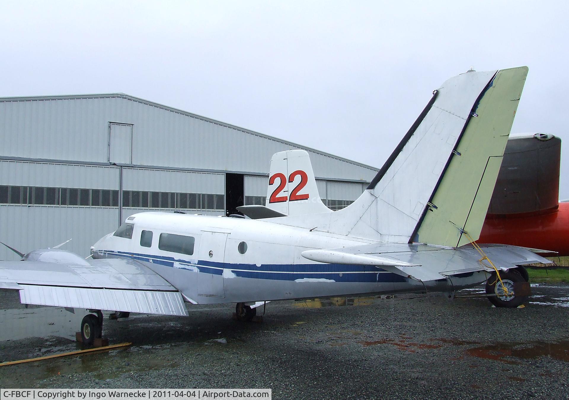 C-FBCF, 1952 PacAero Turbo Tradewind C/N CA-176, PacAero Tradewind (started life as a Beechcraft Expeditor 3NM) at the British Columbia Aviation Museum, Sidney BC