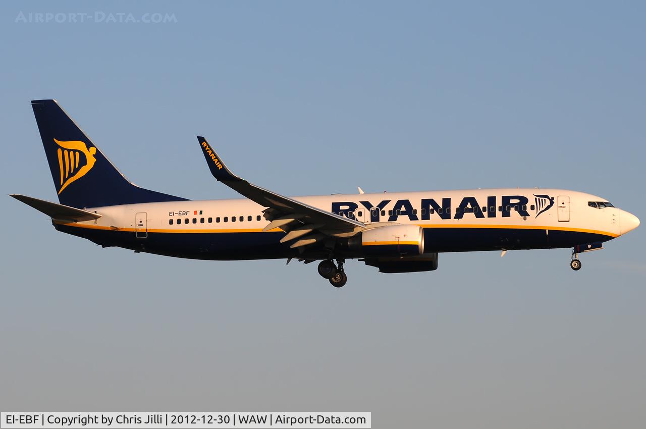 EI-EBF, 2009 Boeing 737-8AS C/N 37524, Ryanair