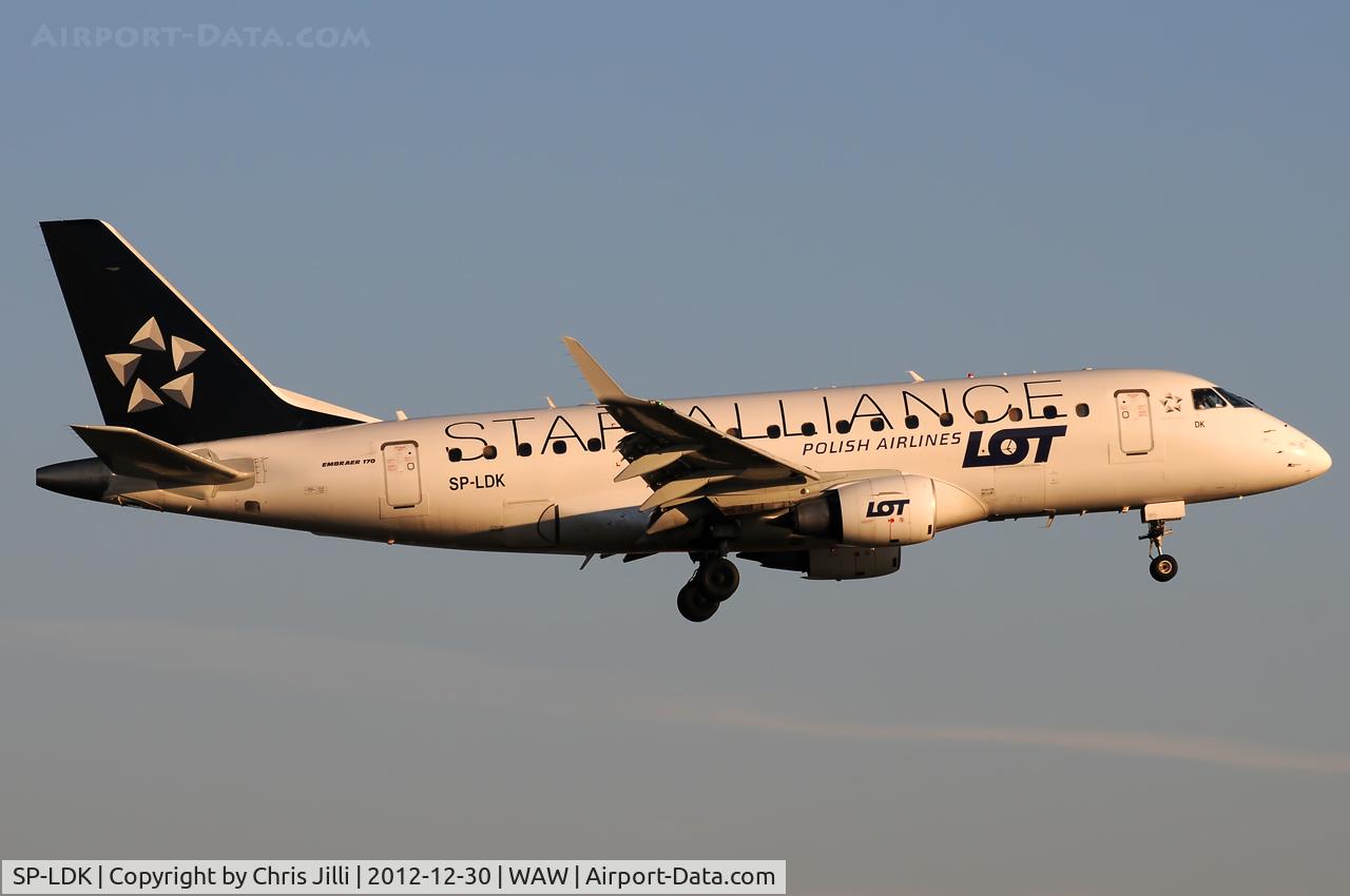 SP-LDK, 2005 Embraer 170LR (ERJ-170-100LR) C/N 17000074, LOT - Polish Airlines