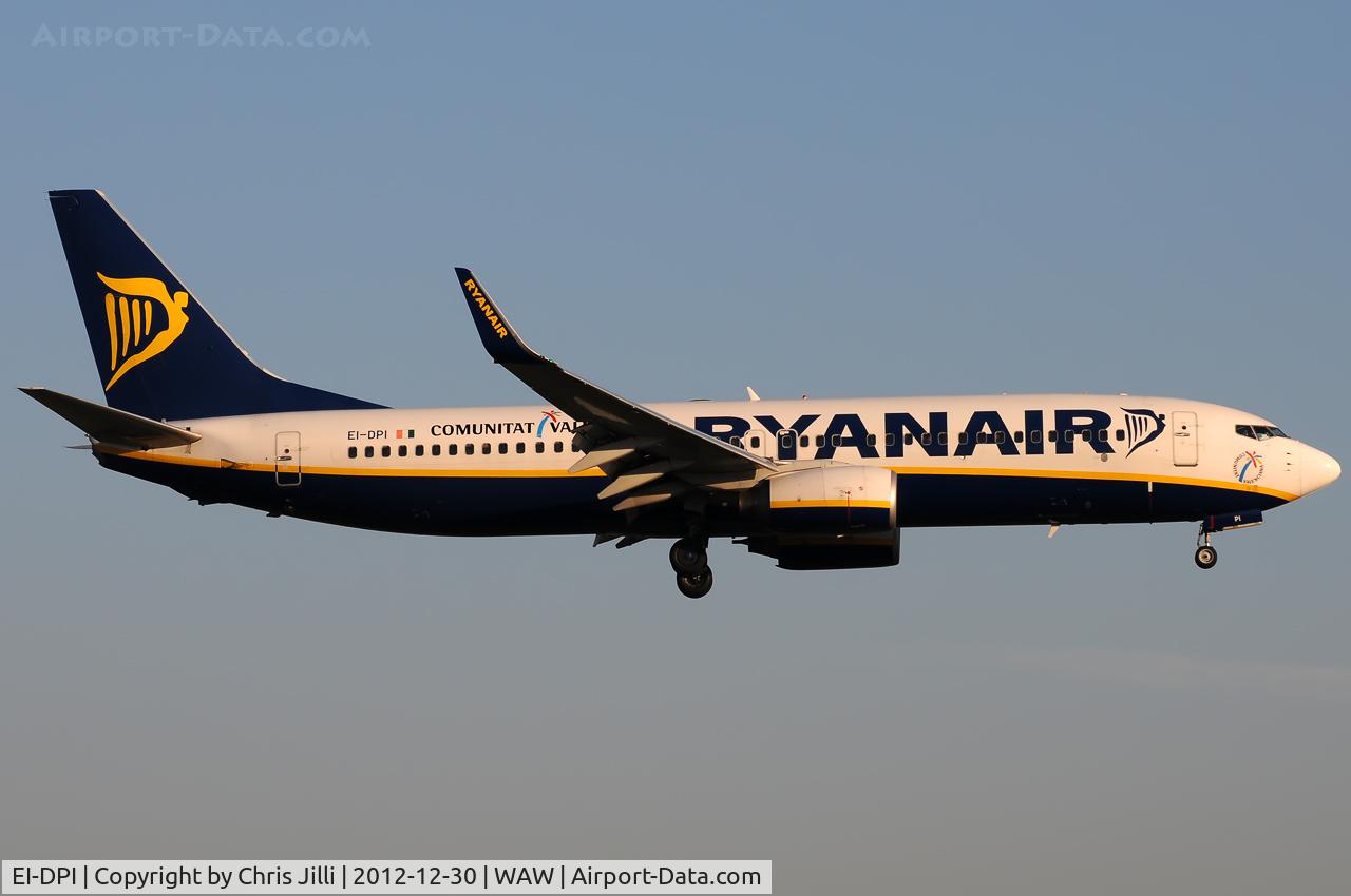 EI-DPI, 2007 Boeing 737-8AS C/N 33608, Ryanair