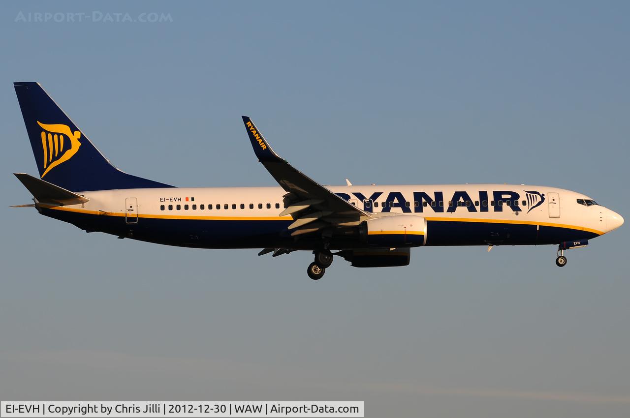 EI-EVH, 2012 Boeing 737-8AS C/N 40290, Ryanair