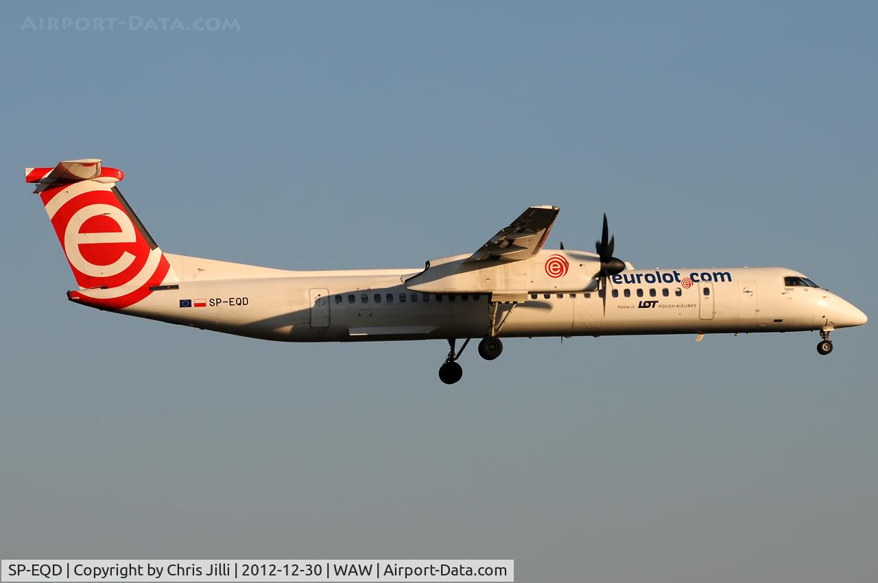 SP-EQD, 2012 De Havilland Canada DHC-8-402Q Dash 8 C/N 4411, Eurolot