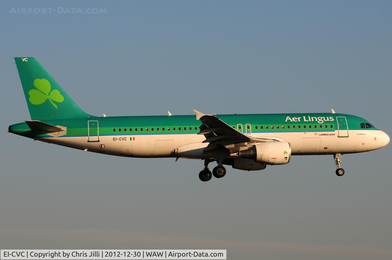 EI-CVC, 2001 Airbus A320-214 C/N 1443, Aer Lingus