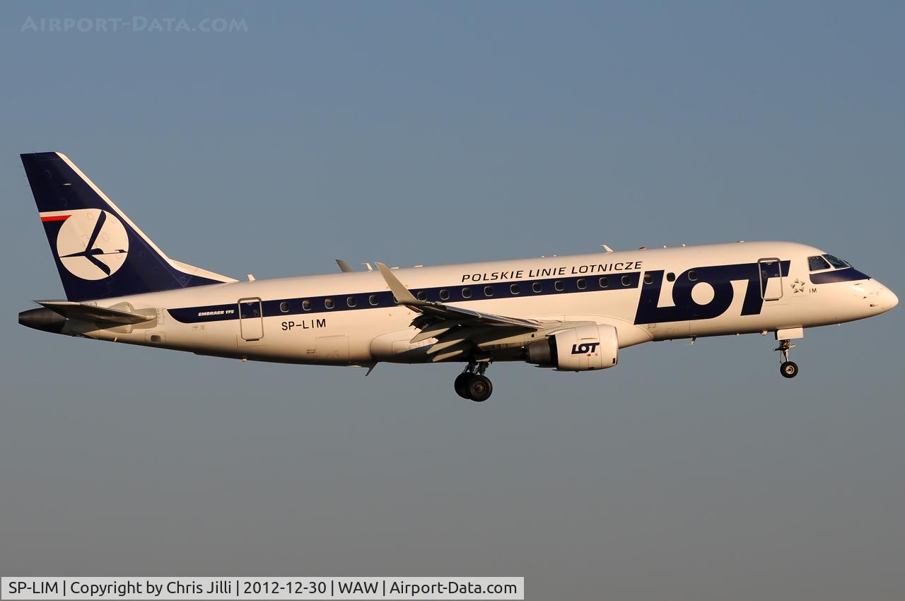 SP-LIM, 2010 Embraer 175LR (ERJ-170-200LR) C/N 17000311, LOT - Polish Airlines