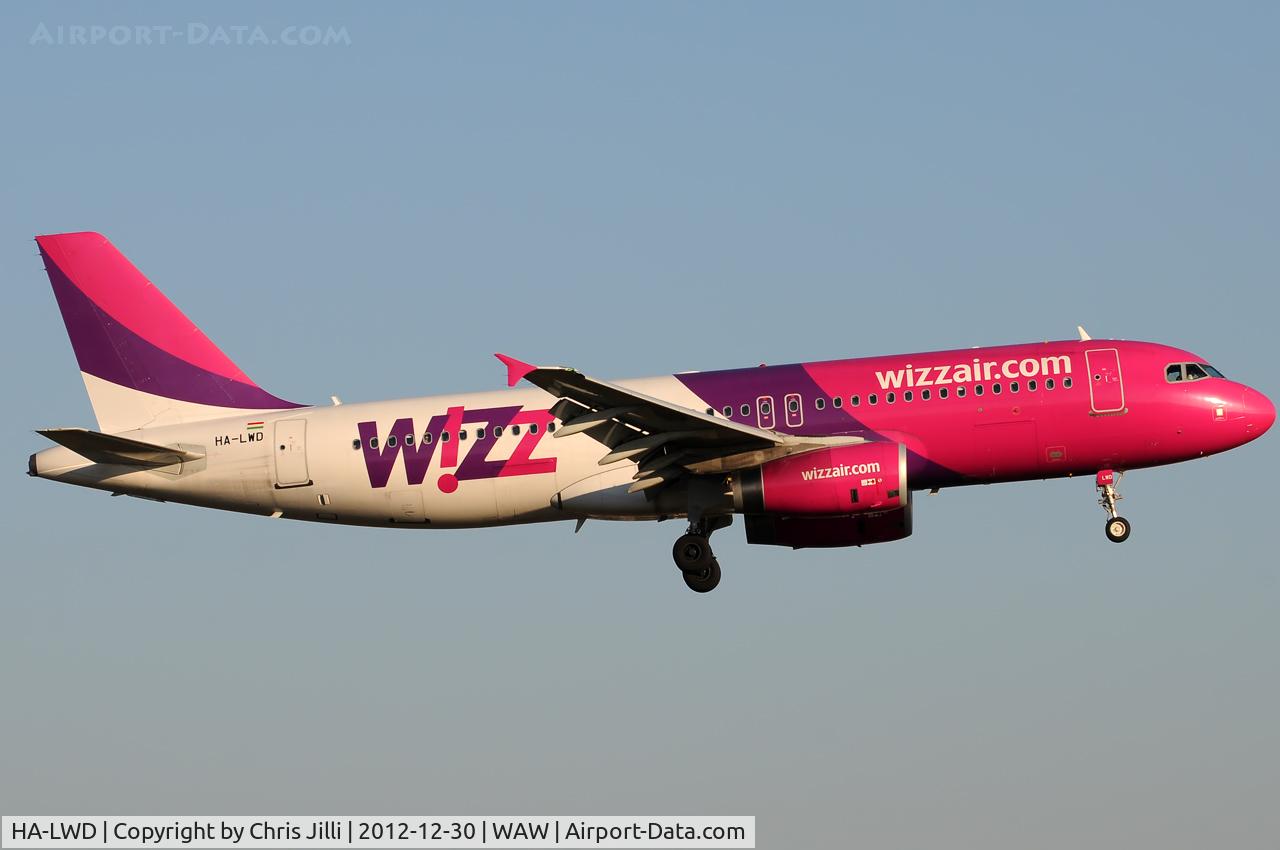 HA-LWD, 2010 Airbus A320-232 C/N 4351, Wizzair