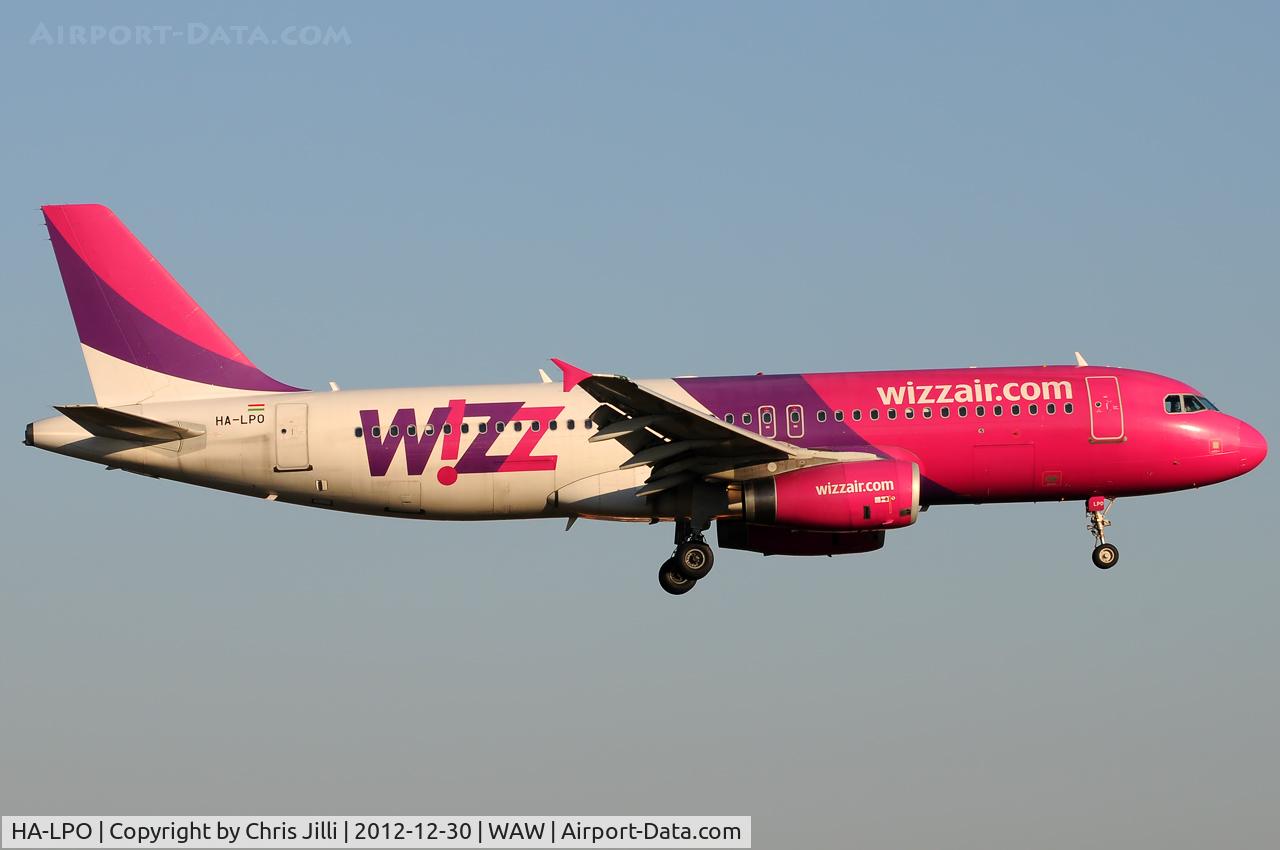 HA-LPO, 2008 Airbus A320-232 C/N 3384, Wizzair