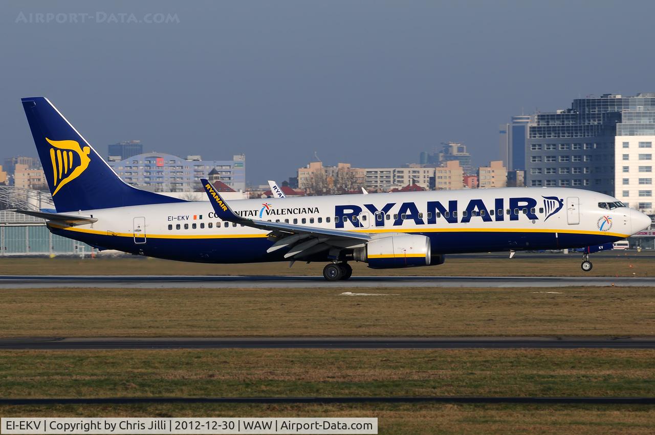 EI-EKV, 2010 Boeing 737-8AS C/N 38507, Ryanair