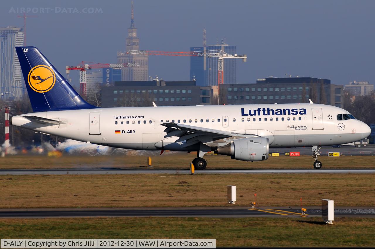 D-AILY, 1998 Airbus A319-114 C/N 875, Lufthansa