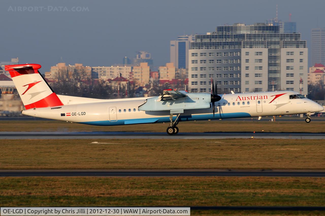 OE-LGD, 2000 De Havilland Canada DHC-8-402Q Dash 8 C/N 4027, Austrian Airlines