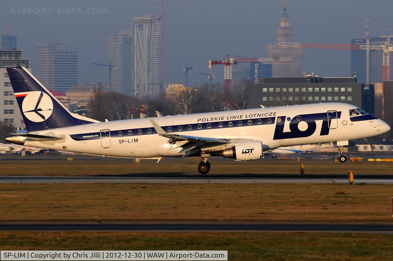 SP-LIM, 2010 Embraer 175LR (ERJ-170-200LR) C/N 17000311, LOT - Polish Airlines