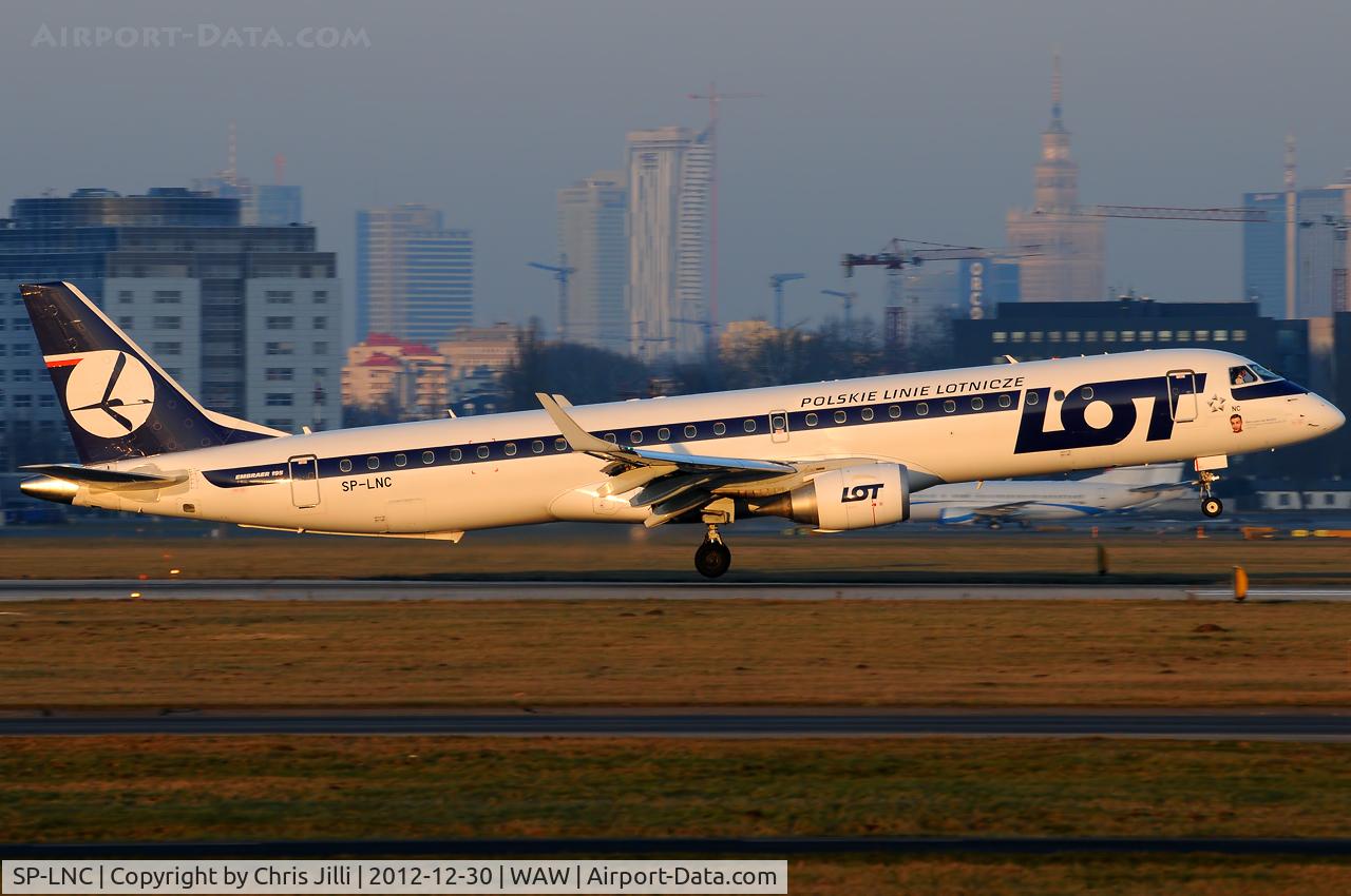 SP-LNC, 2011 Embraer 195LR (ERJ-190-200LR) C/N 19000462, LOT - Polish Airlines