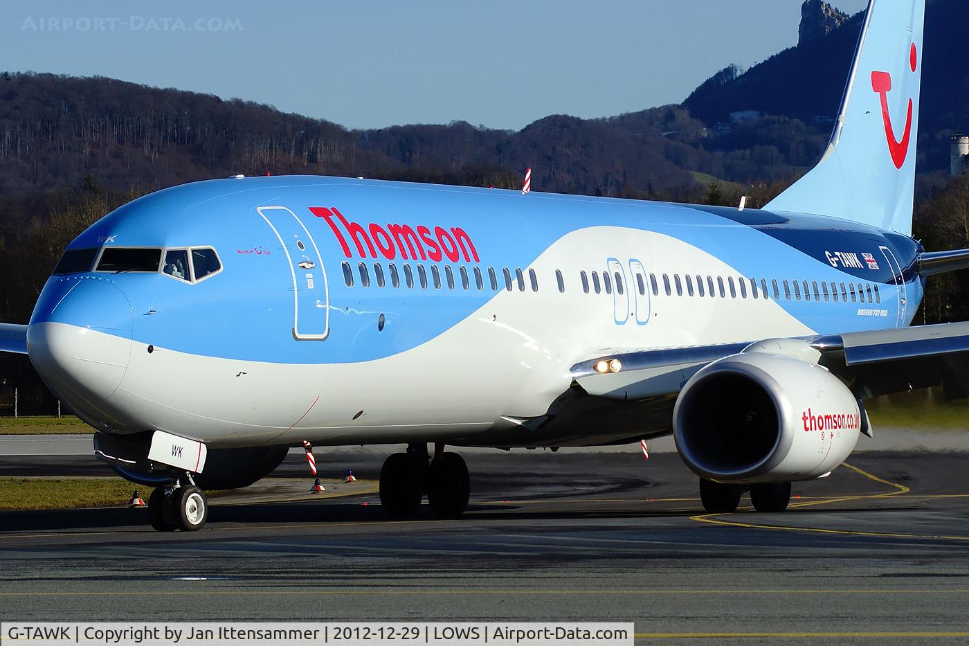 G-TAWK, 2012 Boeing 737-8K5 C/N 37239, G-TAWK @ LOWS