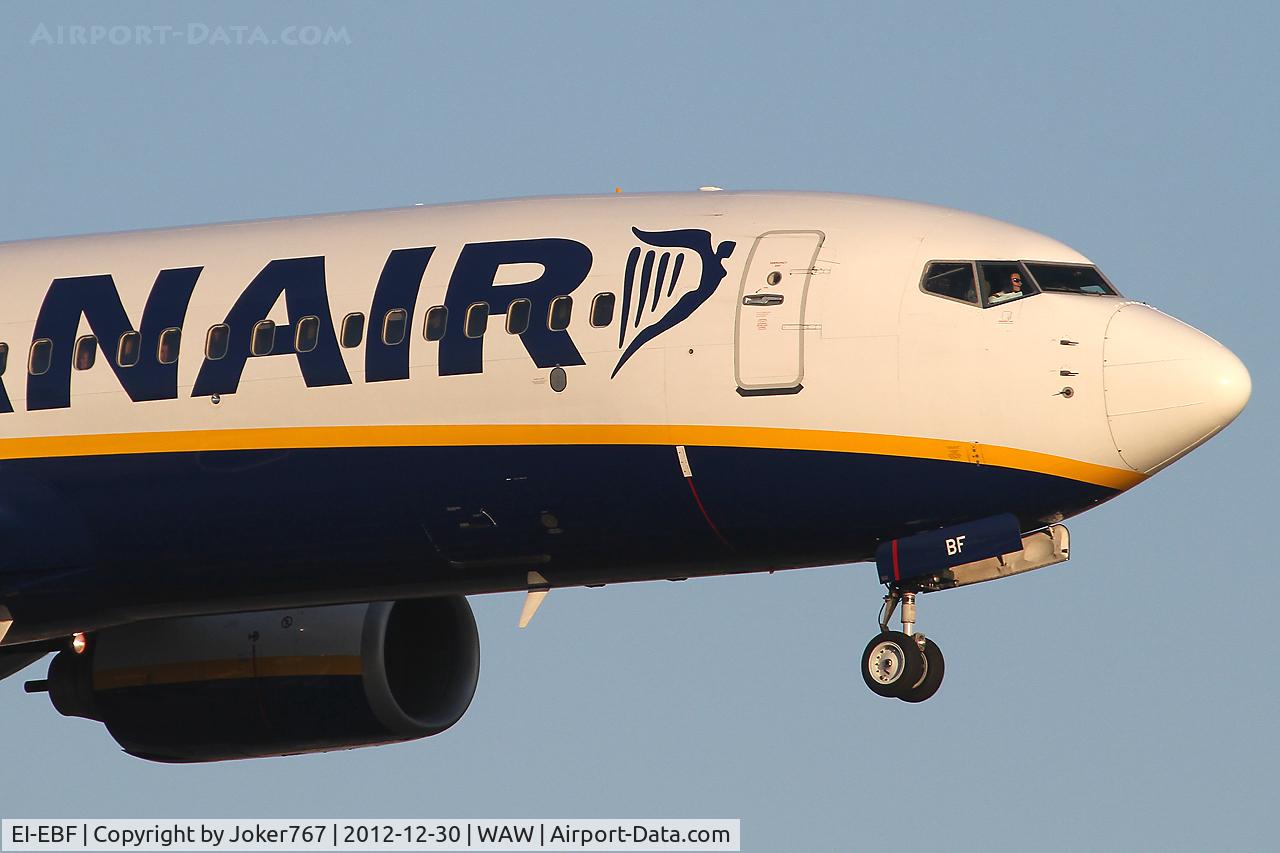 EI-EBF, 2009 Boeing 737-8AS C/N 37524, Ryanair