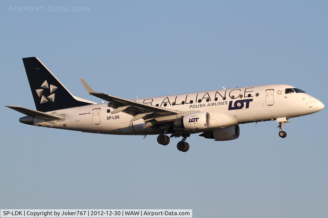 SP-LDK, 2005 Embraer 170LR (ERJ-170-100LR) C/N 17000074, LOT - Polish Airlines