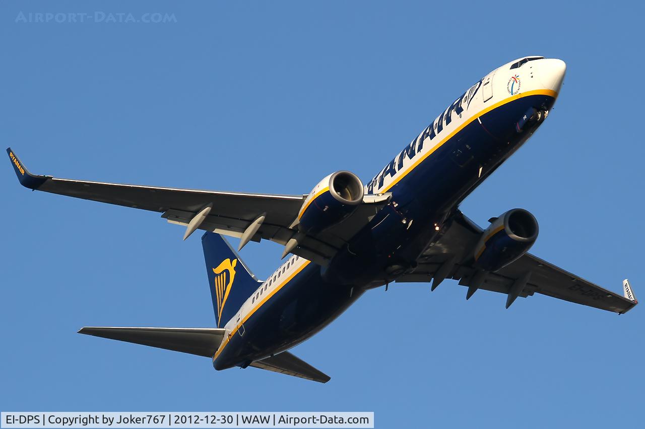EI-DPS, 2007 Boeing 737-8AS C/N 33641, Ryanair