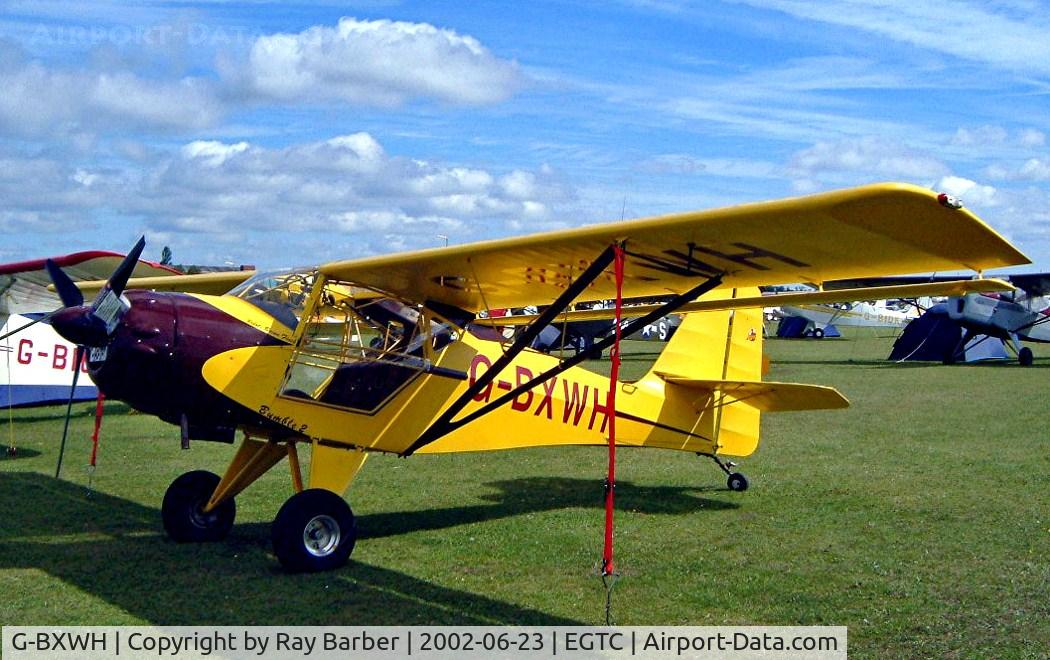 G-BXWH, 2000 Denney Kitfox 4-1200 Speedster C/N PFA 172A-12343, Denney Kitfox Mk.IV-1200 Speedster [PFA 172A-12343] Cranfield~G 23/06/2002