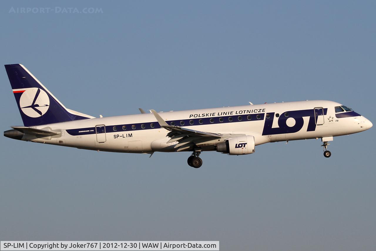 SP-LIM, 2010 Embraer 175LR (ERJ-170-200LR) C/N 17000311, LOT - Polish Airlines