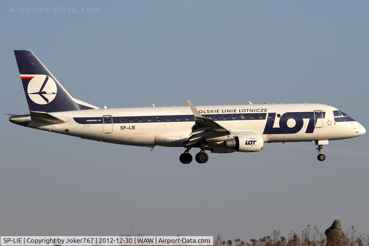 SP-LIE, 2006 Embraer 175LR (ERJ-170-200LR) C/N 17000153, LOT - Polish Airlines