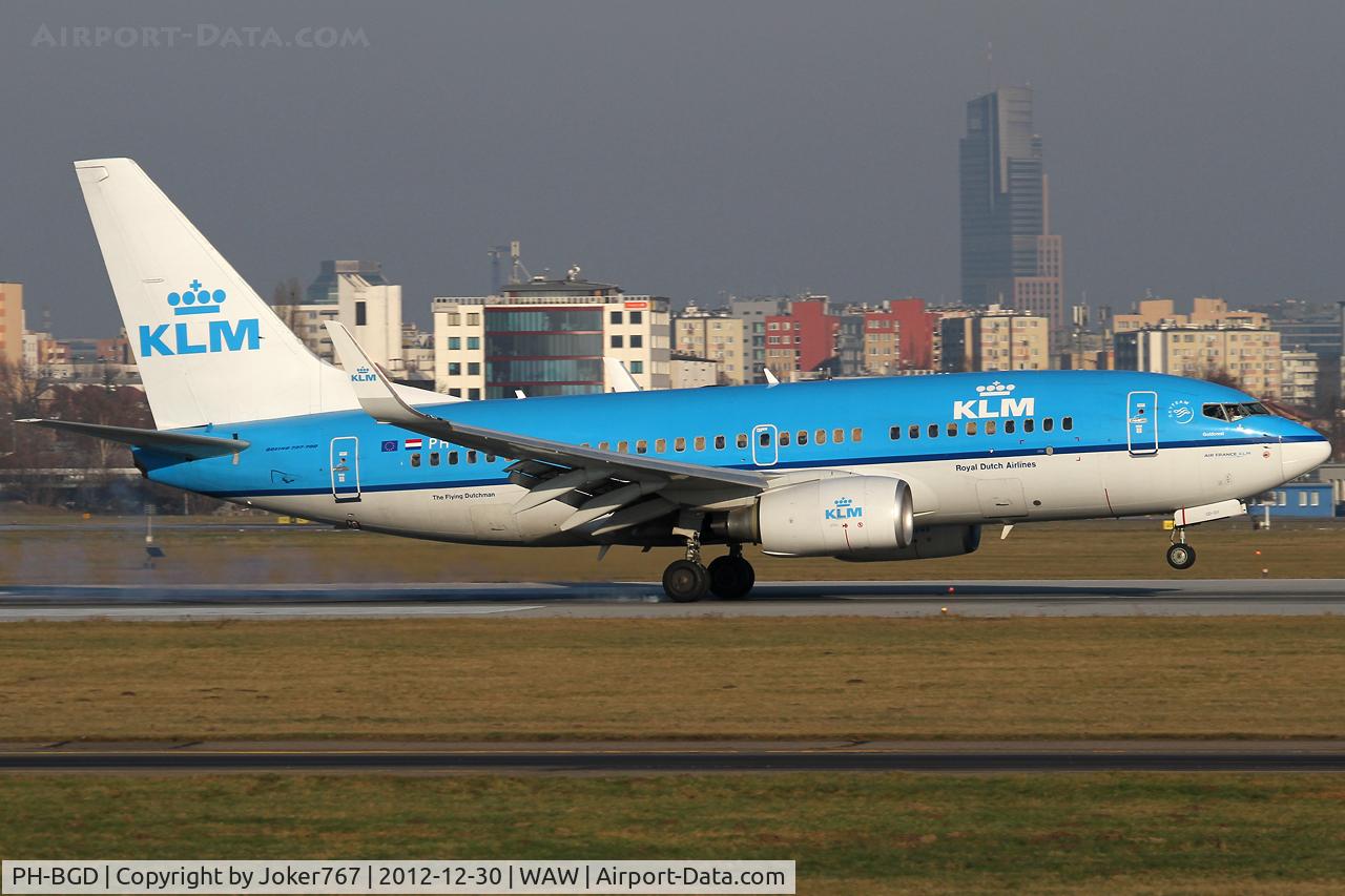 PH-BGD, 2008 Boeing 737-7K2 C/N 30366, KLM - Royal Dutch Airlines