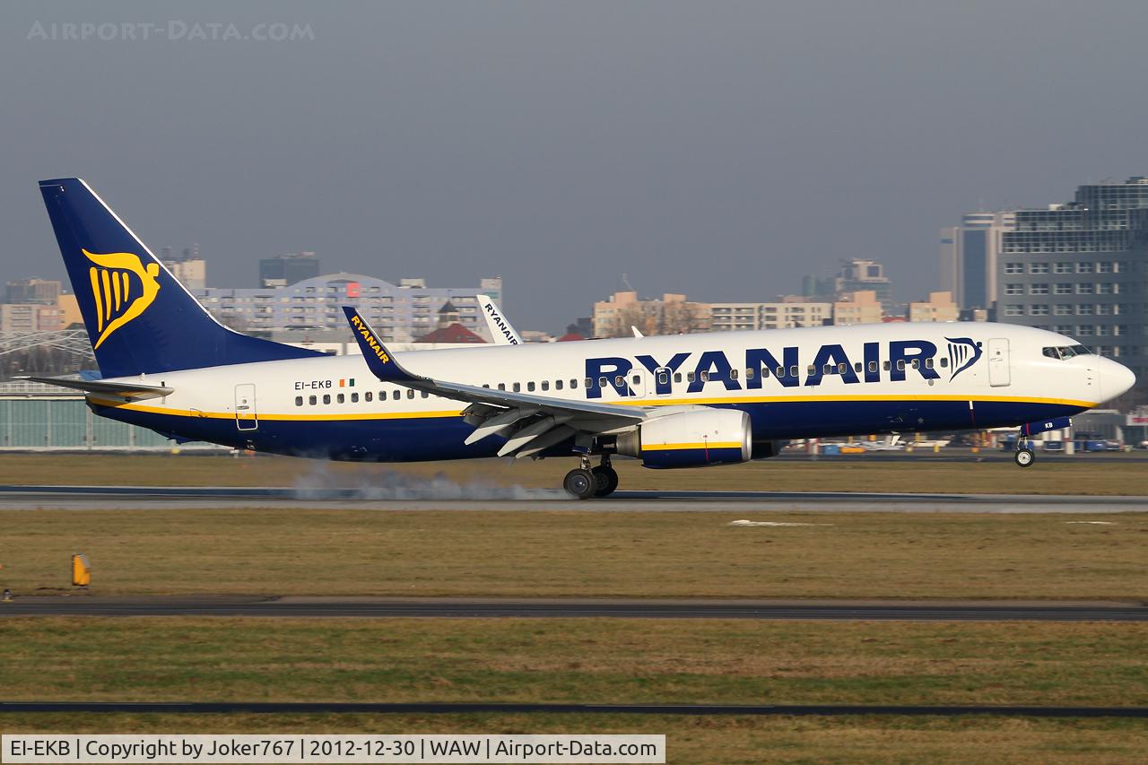EI-EKB, 2009 Boeing 737-8AS C/N 38494, Ryanair