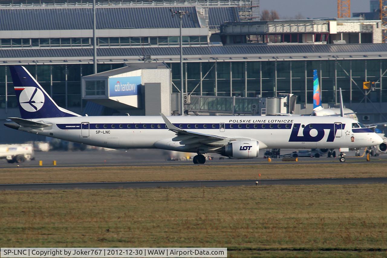 SP-LNC, 2011 Embraer 195LR (ERJ-190-200LR) C/N 19000462, LOT - Polish Airlines