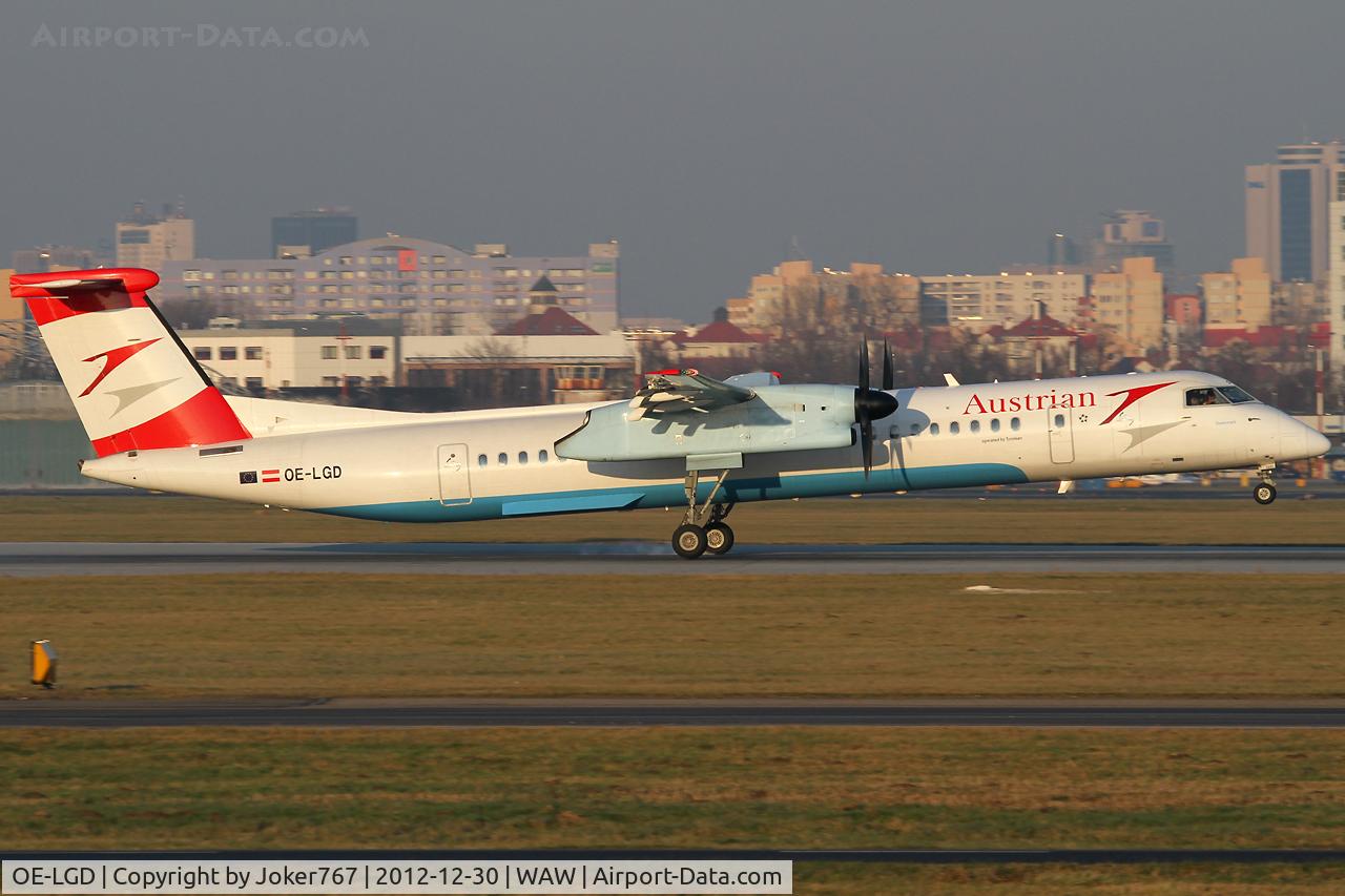 OE-LGD, 2000 De Havilland Canada DHC-8-402Q Dash 8 C/N 4027, Austrian Airlines