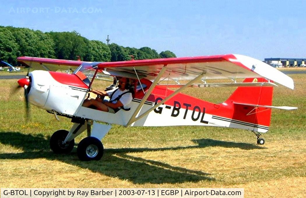 G-BTOL, 1993 Denney Kitfox Mk3 C/N PFA 172-12052, Denney Kitfox Mk.III [PFA 172-12052] Kemble~G 13/07/2003