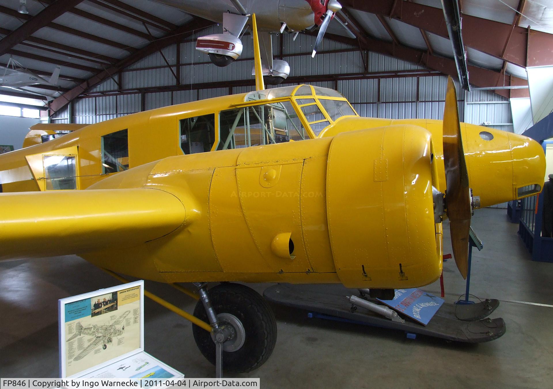 FP846, Avro 652A Anson II C/N Not found FP846, Avro 652A Anson II at the British Columbia Aviation Museum, Sidney BC