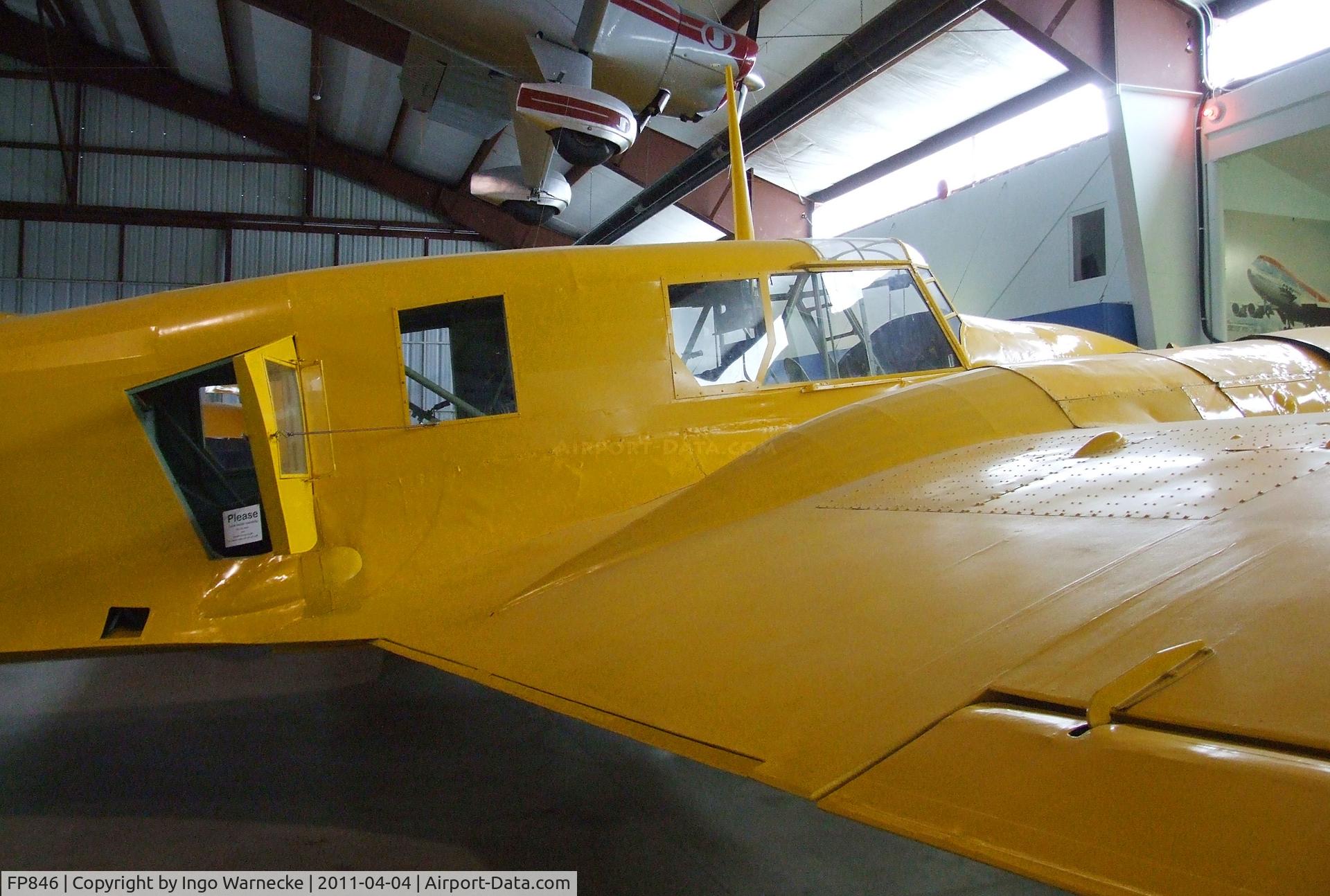 FP846, Avro 652A Anson II C/N Not found FP846, Avro 652A Anson II at the British Columbia Aviation Museum, Sidney BC
