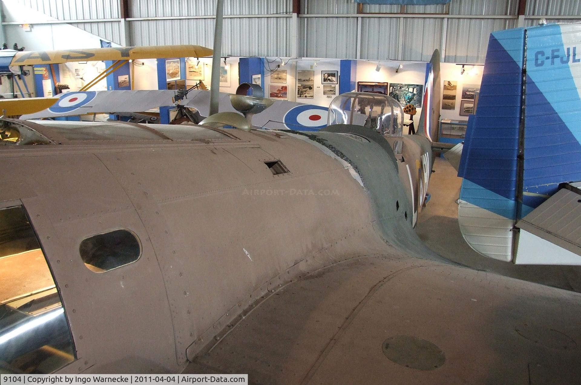 9104, Bristol 149 Bolingbroke Mk.IVT C/N 11-880-107, Bristol Bolingbroke Mk IV T (Blenheim IV) at the British Columbia Aviation Museum, Sidney BC