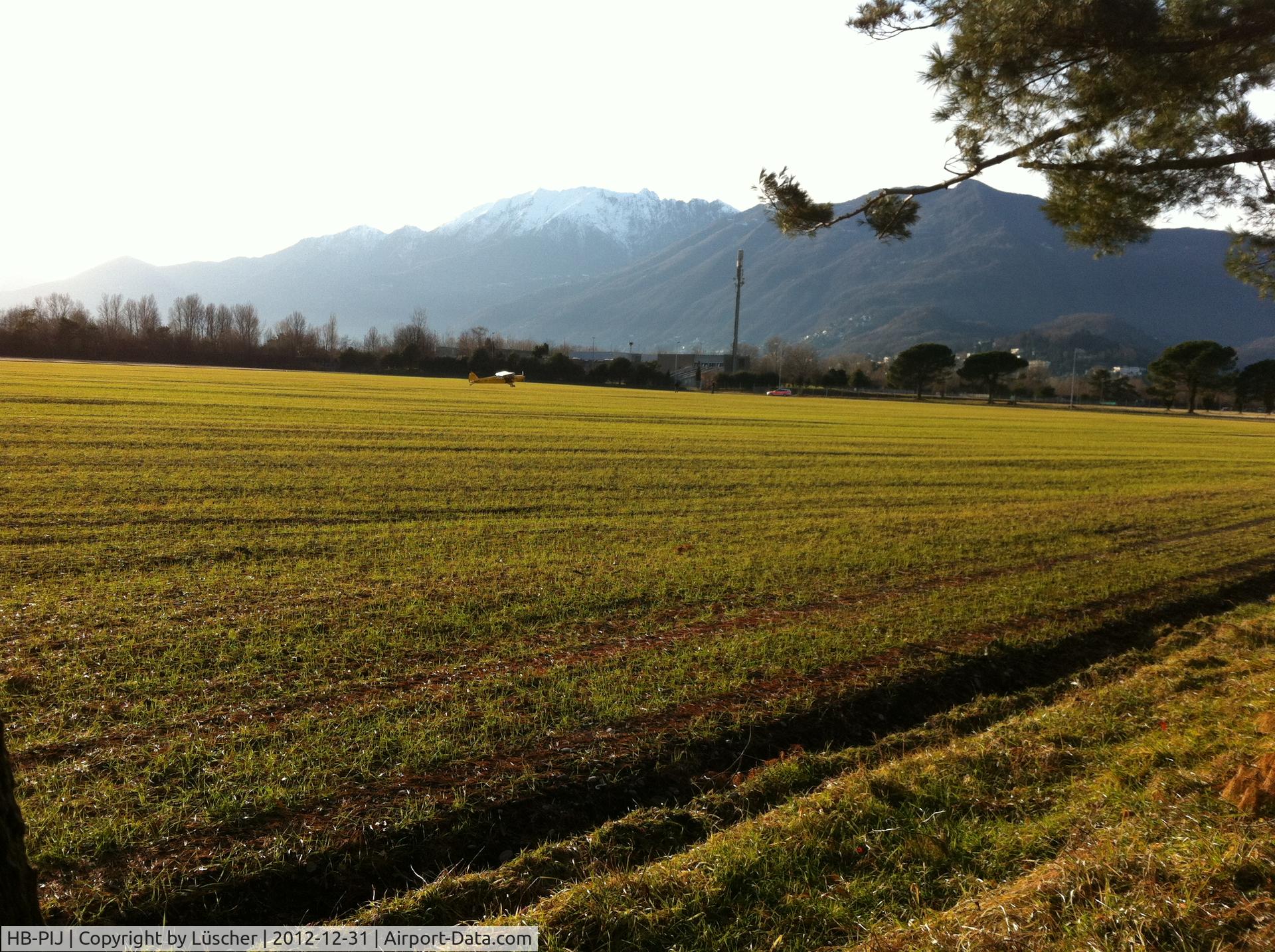 HB-PIJ, 1954 Piper L-21B Super Cub C/N 18-4036, Notlandung Locarno