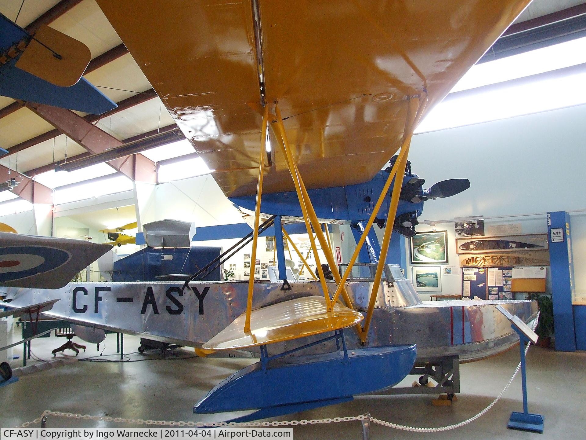 CF-ASY, Eastman E-2 Sea Rover C/N 17, Eastman E-2 Sea Rover (with parts of CF-ASW, c/n: 16) at the British Columbia Aviation Museum, Sidney BC